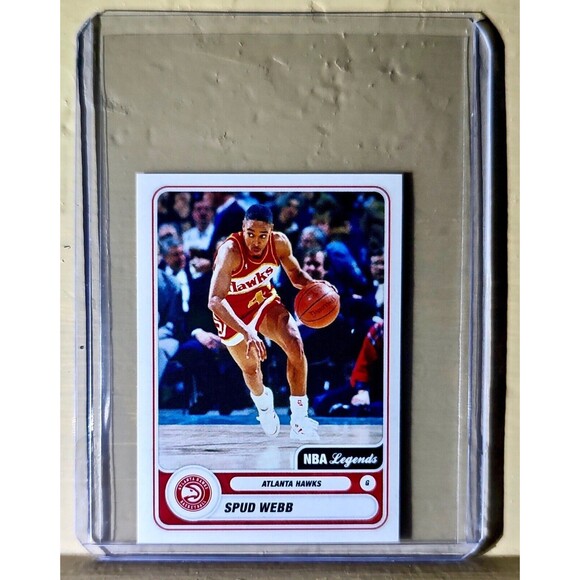 2023-24 Spud Webb Panini NBA Basketball #489 Sticker NBA Legends - Picture 1 of 2